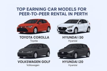 Best Car Models That Earn Most in Peer-to-Peer Rentals Perth