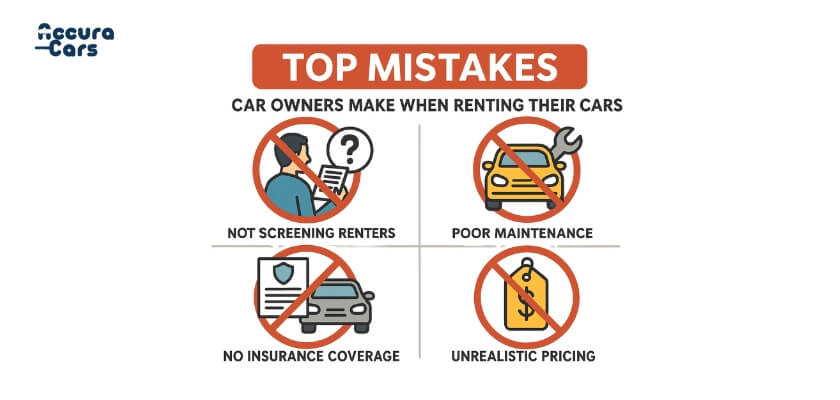 Top Mistakes Car Owners Make When Renting Their Cars
